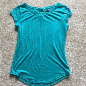 Aerie Aqua Sparkle Tee Shirt